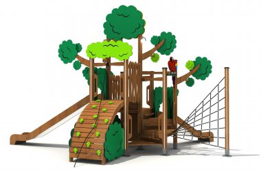 BV伟德(bevictor)官方运动游乐木质定制树形组